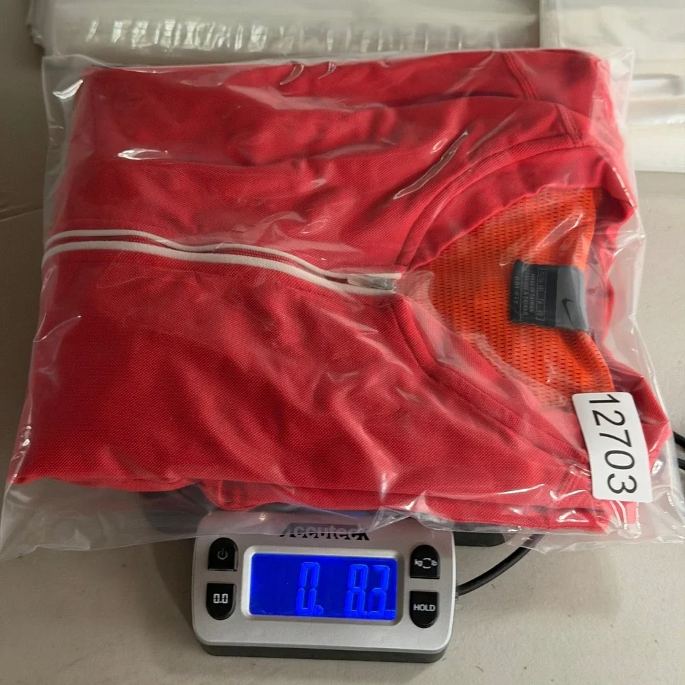 Vintage Nike Womens Dri-FIT Half Zip Sleeveless Tennis Golf Top Red XL U31102KHM